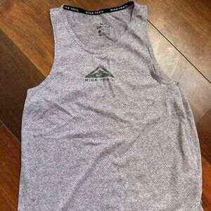 Nike Dri-Fit Womens Sleeveless Running Tank Purple Size Small